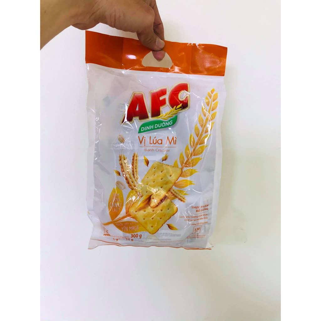 Bánh AFC 300g bịch Mondelez Kinh Đô vị rau cải và lúa mì