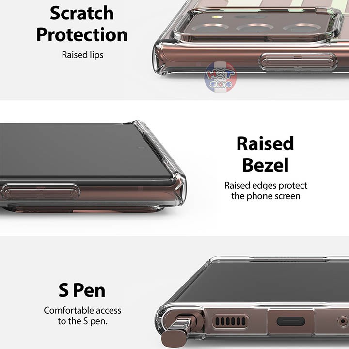 Ốp lưng chống sốc Ringke Fusion Design Seoul cho Samsung Note 20 Ultra chính hãng - Hàng nhập khẩu