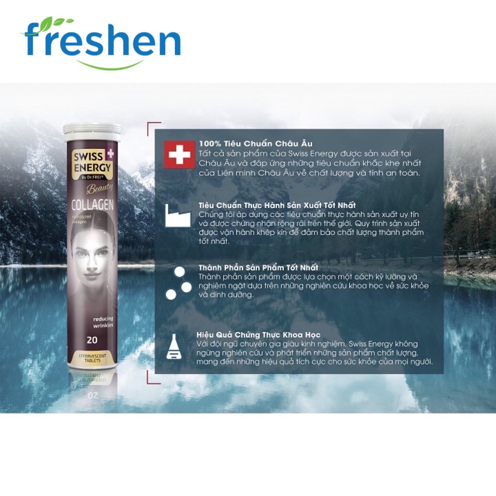 Viên Sủi Collagen đẹp da, chống lão hóa Swiss Energy (20 viên) | BigBuy360 - bigbuy360.vn