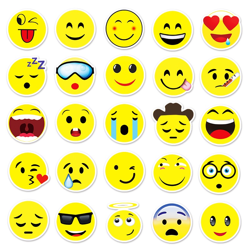 Sticker dán vali, nón bảo hiểm, đàn, guitar, ukulele, laptop, điện thoại nhiều kiểu chống nước - Bộ 50 Sticker M27