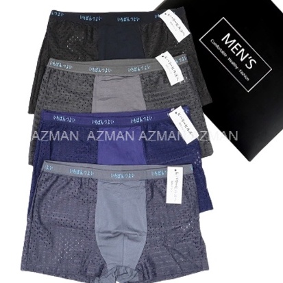 [Hộp 4 Chiếc] Quần Lót Sịp Đùi Nam Boxer Thông Hơi Sexy Lịch Lãm