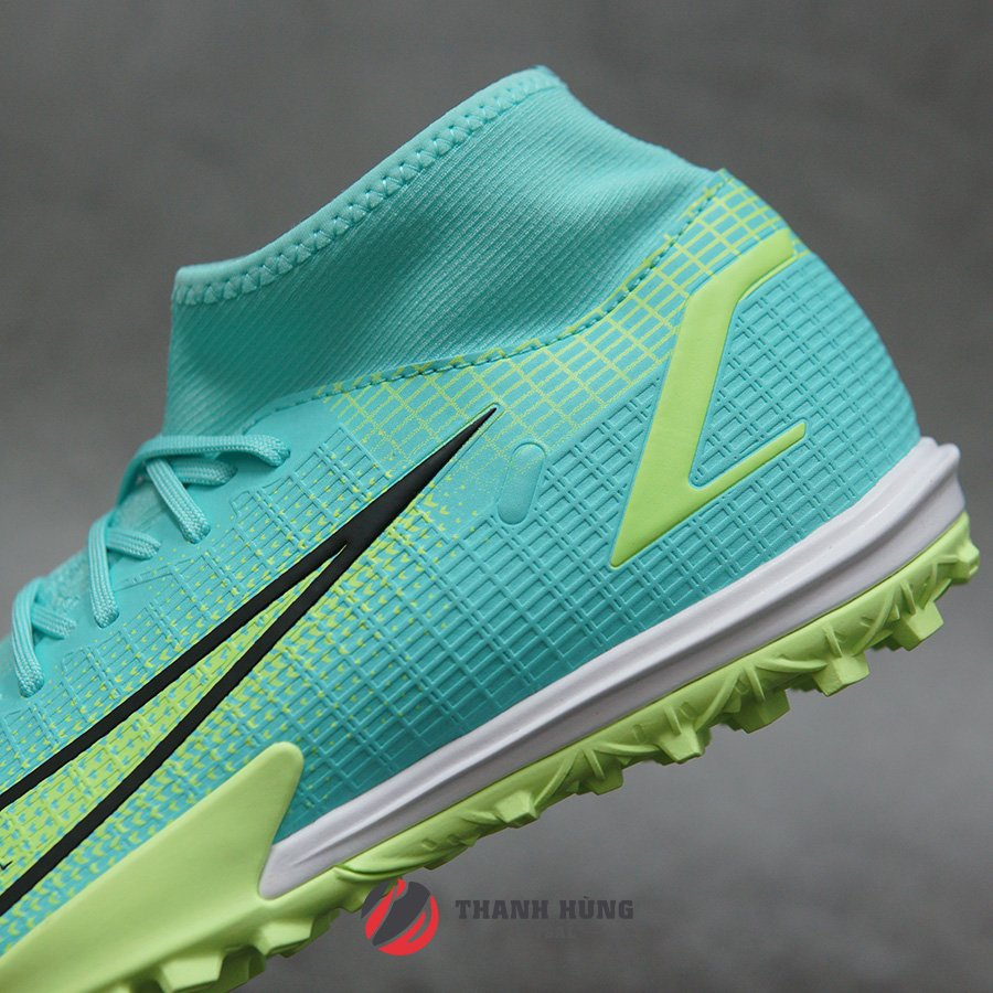 GIÀY ĐÁ BÓNG CHÍNH HÃNG NIKE MERCURIAL SUPERFLY 8 ACADEMY TF - CV0953-403 - XANH NGỌC