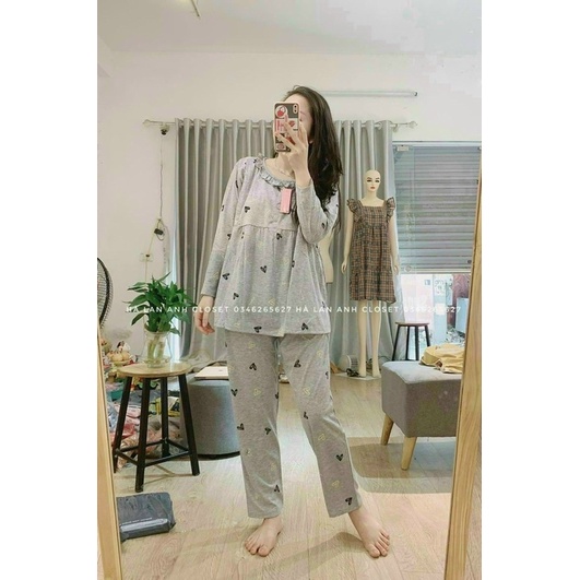 Bộ tim khoá dài cho bầu và sau sinh siêu xinh