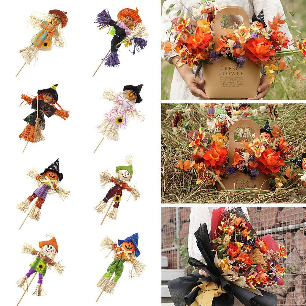 JANE Set 6 Bù Nhìn Hoạt Hình Trang Trí Halloween