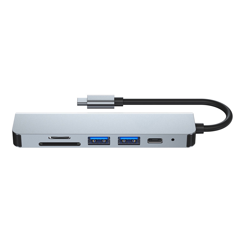 Hub Chuyển Đổi USB C Hub Sang HDMI Rj45 VGA Thunderbolt 3 Với PD TF SD Jack3.5mm Cho Macbook Pro / Air M1 M2