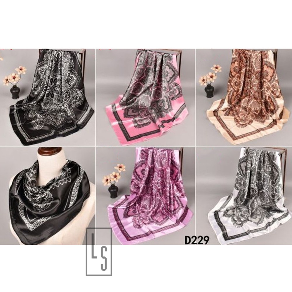 Khăn Bandana Size Lớn 90x90cm - Bandana Paisley Bản Lớn