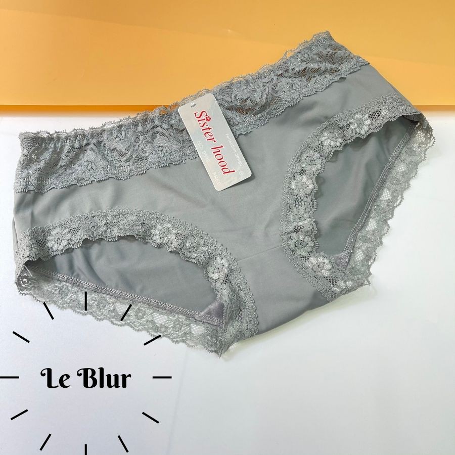 Quần lót nữ vải su viền ren sexy, nội y, quần chip co dãn Thái Lan Sister hood 9836, leblur