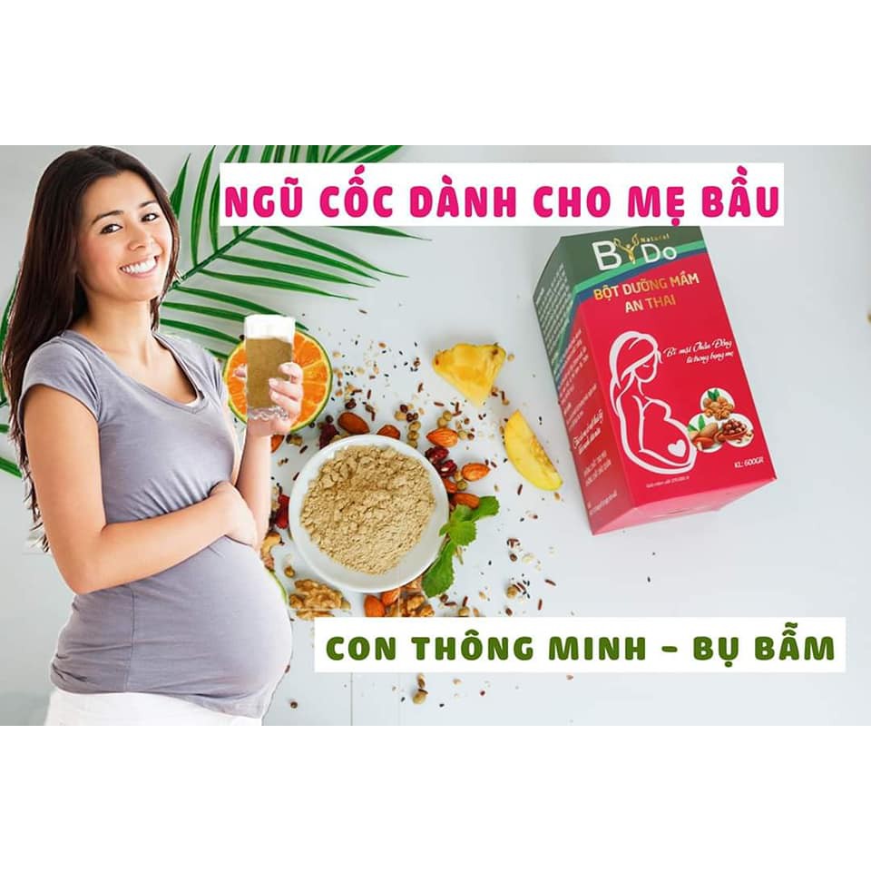 Bột Ngũ Cốc Bà Bầu cao cấp Dưỡng mầm an thai Bido Natural 22 loại hạt Hàng Chính Hãng freeship