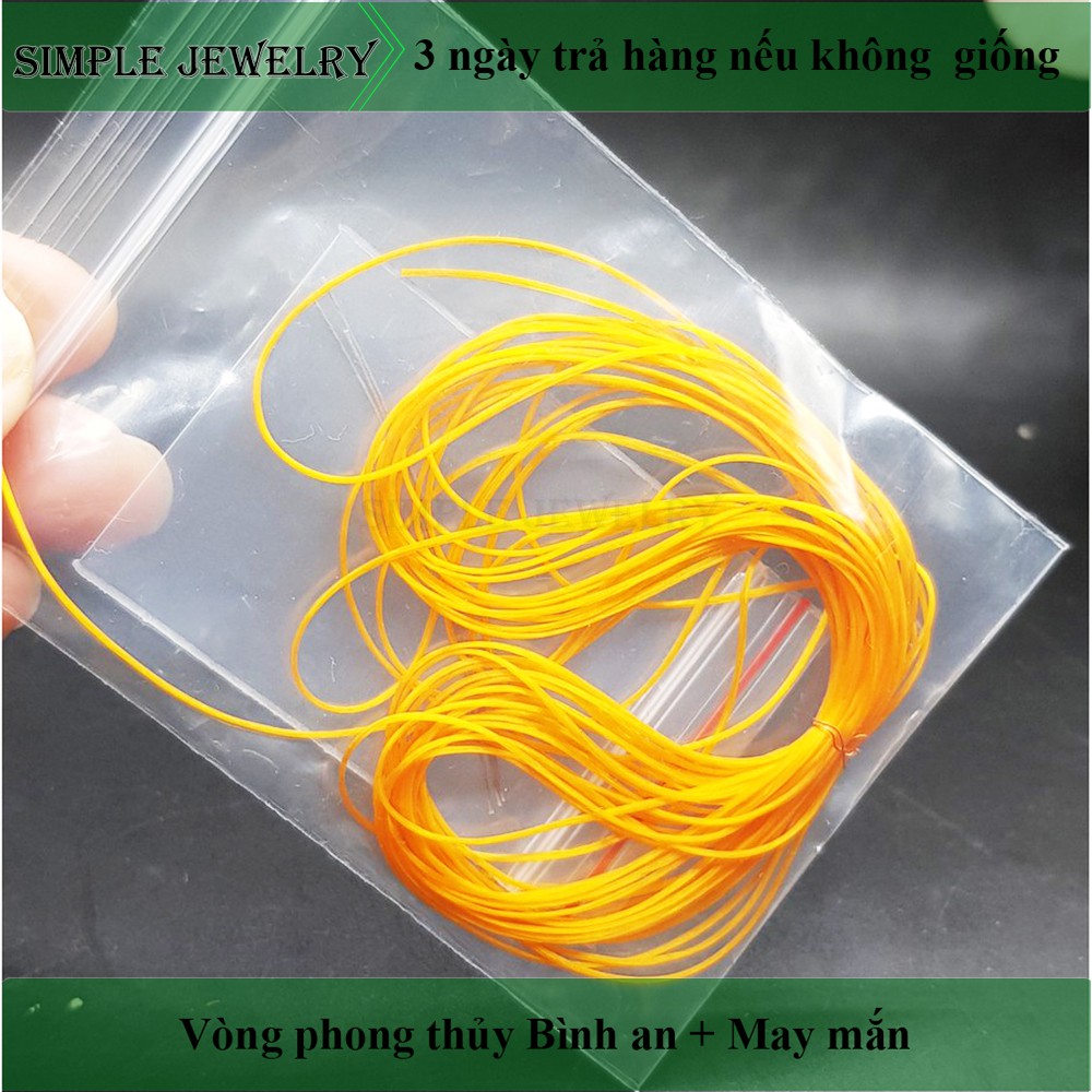 Dây chun đàn hồi xâu vòng đá CHUYÊN DỤNG, co giãn, mềm mịn, không xơ xước - Đủ màu
