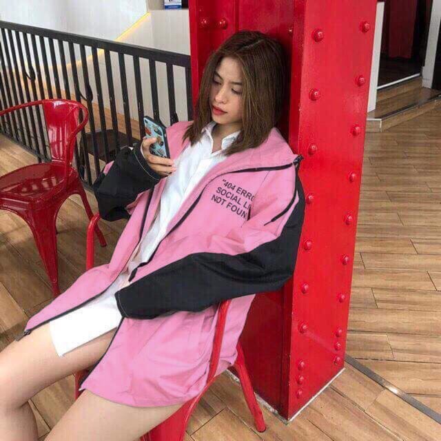 Áo Khoác Kaki 2 Lớp Nam Nữ unisex 404 Error M694