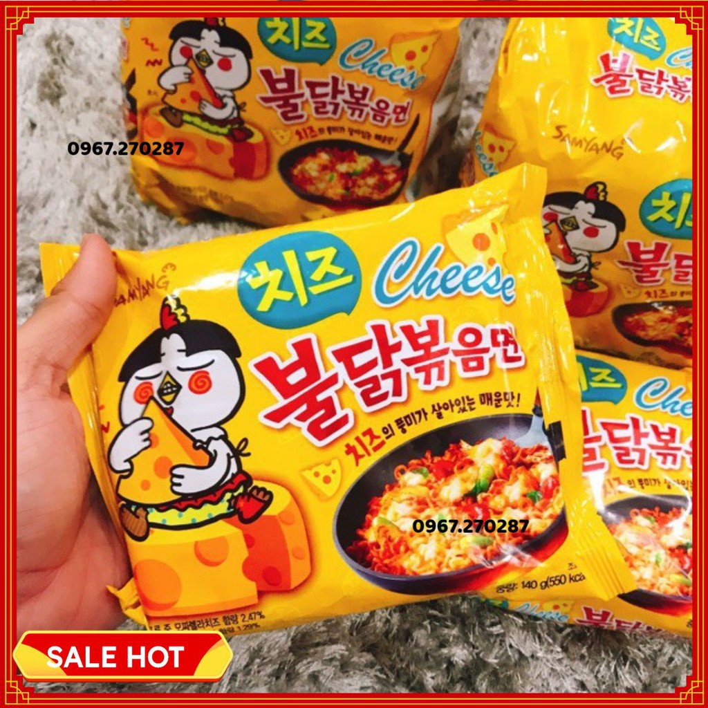 Mì trộn vị gà cay phô mai Samyang 140g Hàn Quốc - 8801073113268 Date mới - Chuyên sỉ