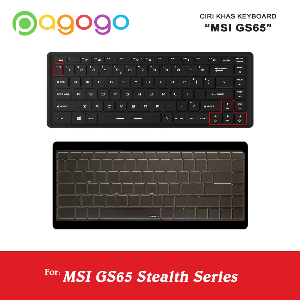 Miếng Dán Bàn Phím Msi Gs65-8re 8rf 8se 8sg