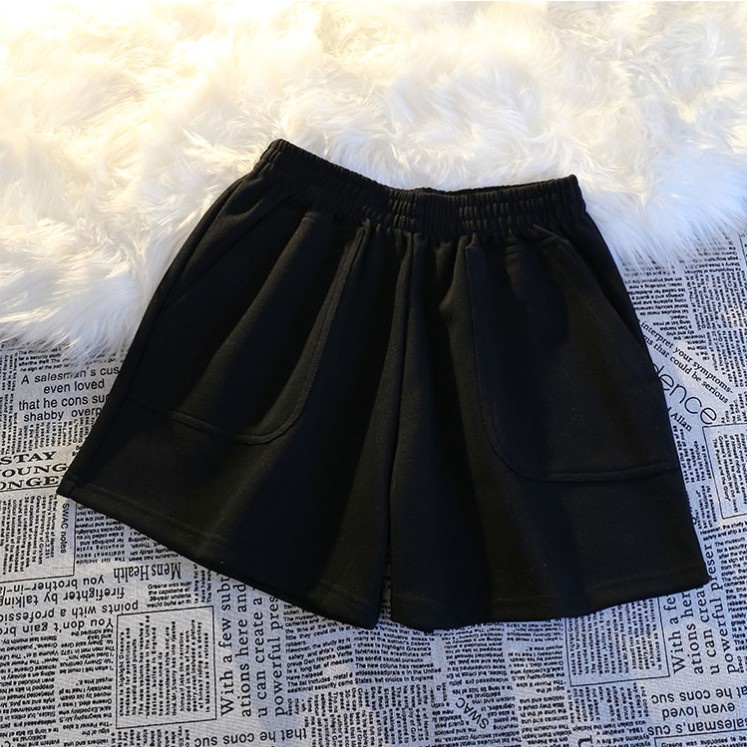 NUZIRO Quần short  thể thao lưng cao 4 màu thời trang mùa hè cho nữ