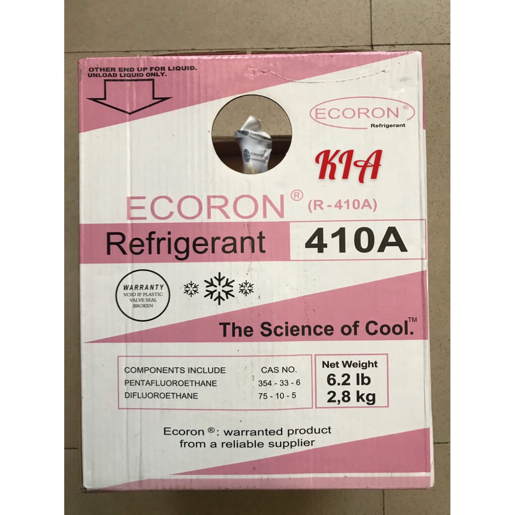 [Mã ELHA22 giảm 6% đơn 300K] Gas lạnh điều hòa R410a ECORONT 2.8KG, Môi chất lạnh R410a