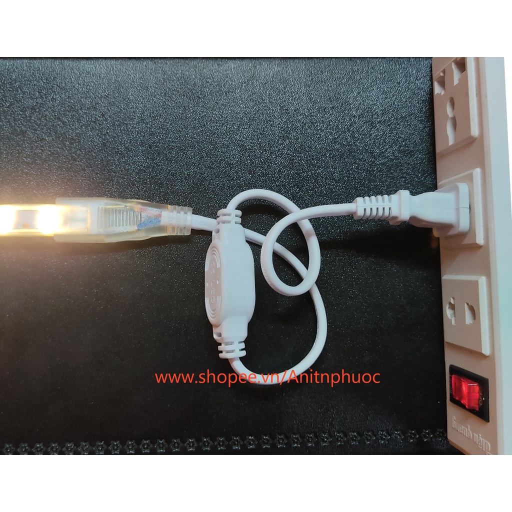 Nguồn cấp điện cho đèn led dây đôi 2835 ,5730 trang trí - cấp nguồn điện dây đèn led đôi KHÔNG CHỚP