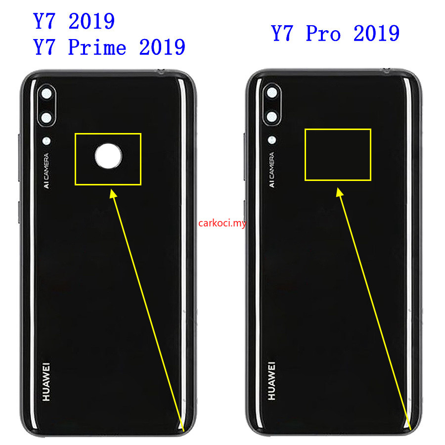 Nắp Đậy Pin Thay Thế Cho Huawei Y7 2019 Y7 Pro 2019 Y7 Prime 2019 Y7 2019 Y7 Pro 2019 Ốp