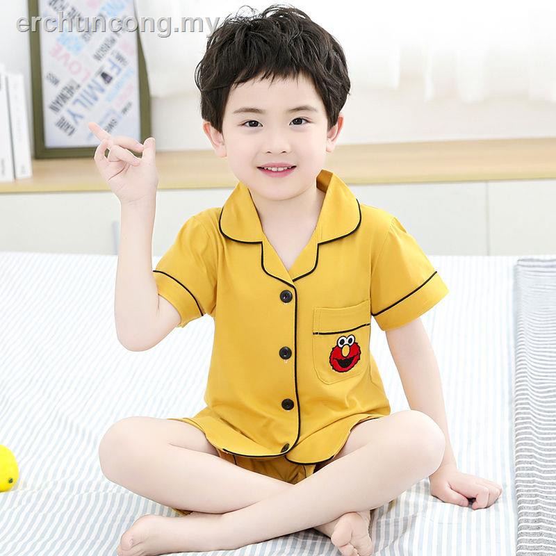 Bộ Đồ Mặc Ở Nhà Tay Ngắn Chất Liệu Cotton Mỏng In Hình Công Chúa Dễ Thương Thời Trang Mùa Hè Cho Bé Gái