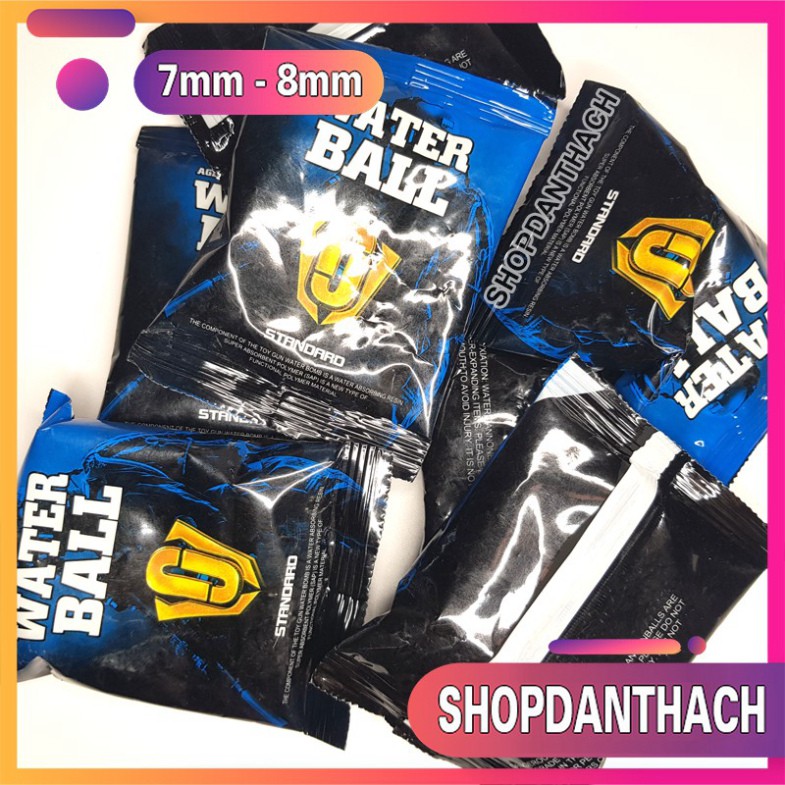 Hạt Nở WATER BALL Standard 7mm - 8mm Màu Trắng Đục Siêu Dai Cứng Của SHOPDANTHACH