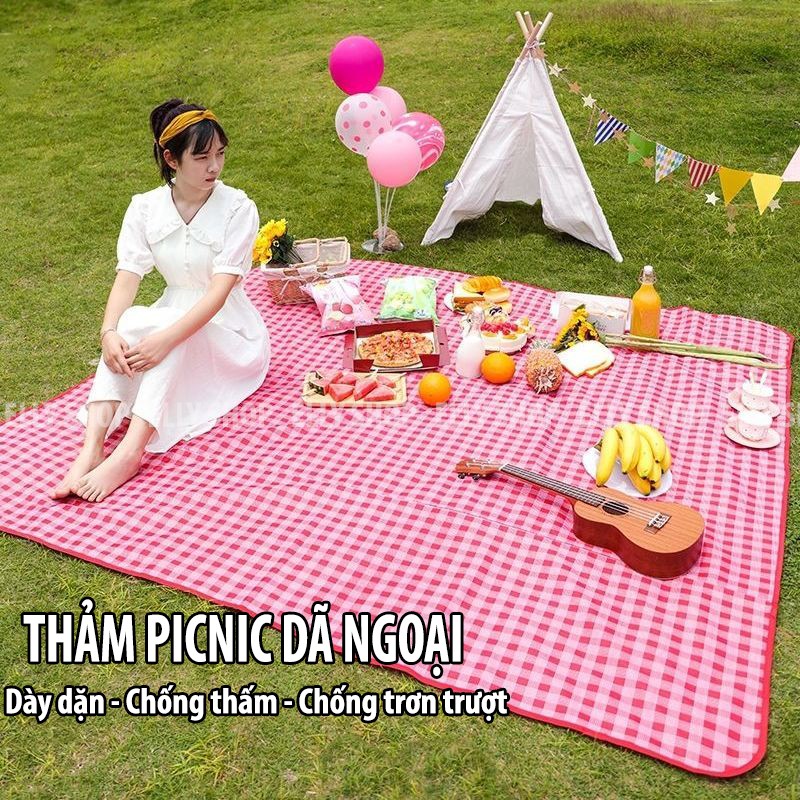 THẢM DÃ NGOẠI PICNIC CẮM TRẠI, DU LỊCH GẤP GỌN CHỐNG THẤM - THẢM TRẢI DU LỊCH, DÃ NGOẠI