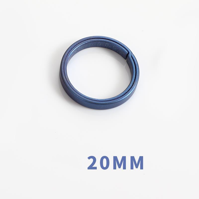 Móc Khóa Bằng Hợp Kim Titan Màu Xanh Dương Cho Xe Hơi