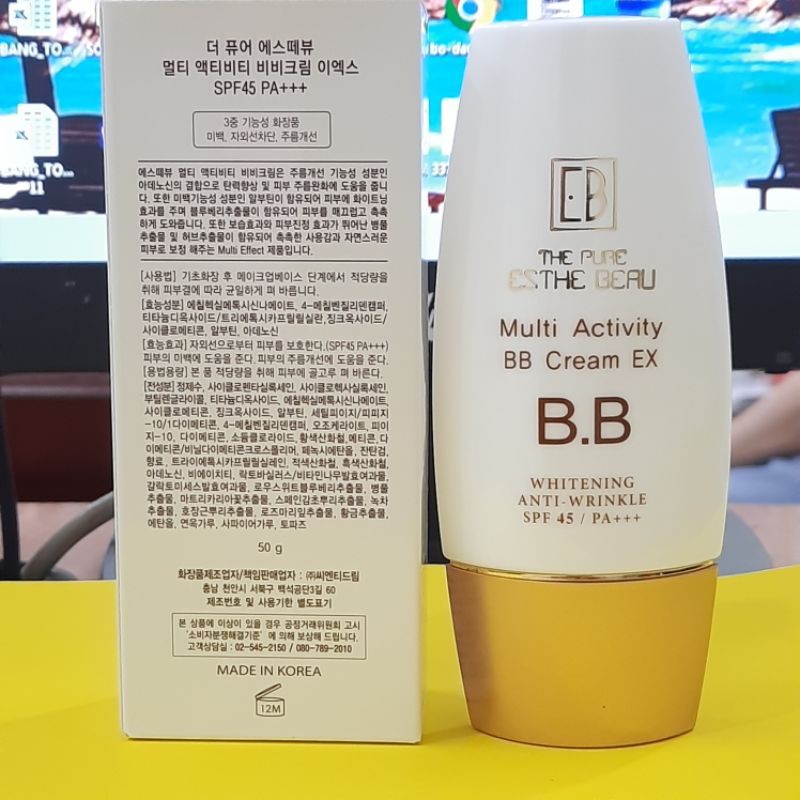(CHÍNH HÃNG) Kem BB Hàn Quốc The Pure Esthe Beau - Kem nền - Kem lót trang điểm - Kem chống nắng Hàn Quốc | BigBuy360 - bigbuy360.vn
