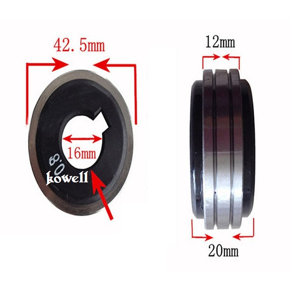 Bánh xe tải dây máy hàn mig Phụ kiện máy hàn