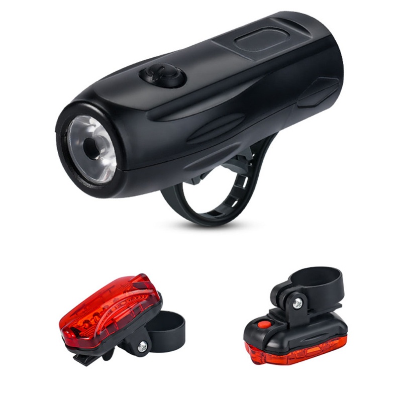 Bộ Đèn Pha Và Đèn Hậu 4 Chế Độ Chiếu Sáng Cho Xe Đạp