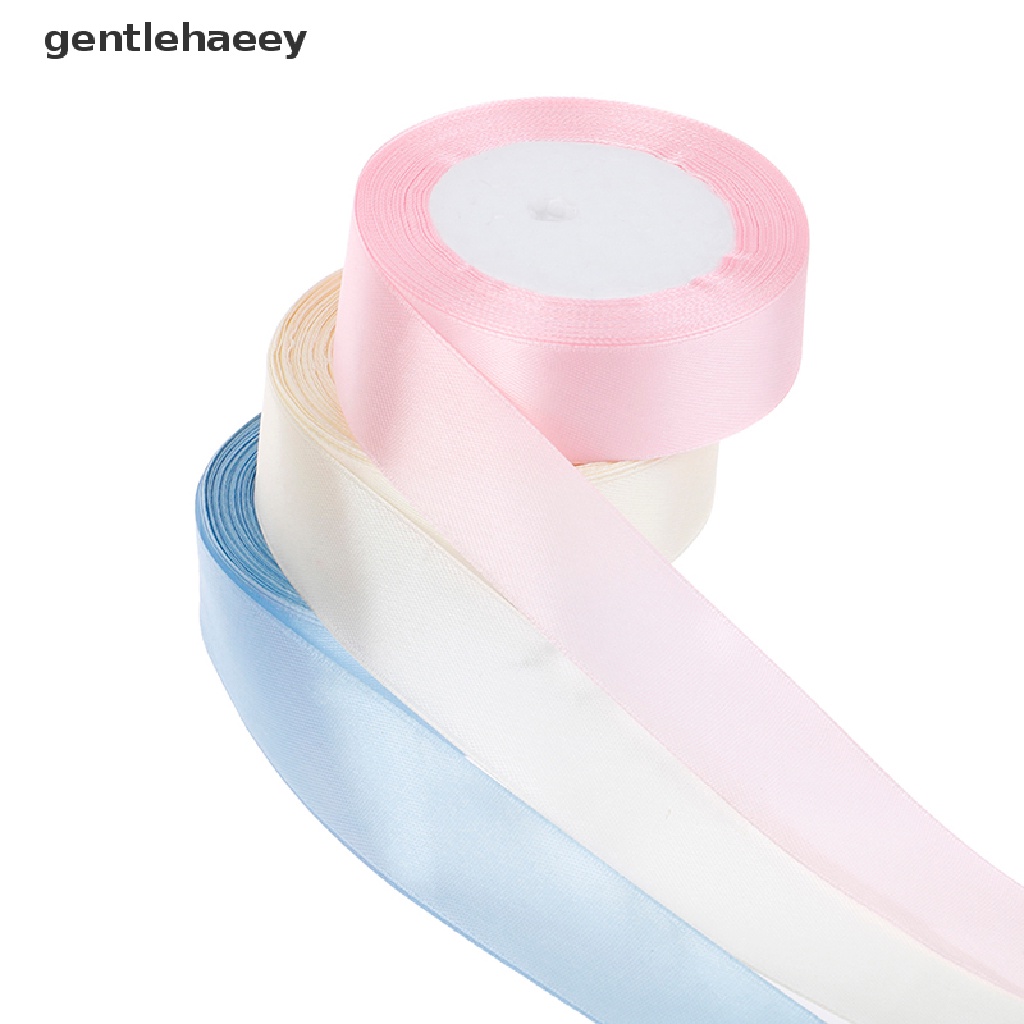 Cuộn Dây Ruy Băng Bằng Lụa Satin 22M / 2.5CM Dùng Gói Quà / Trang Trí Tiệc Cưới