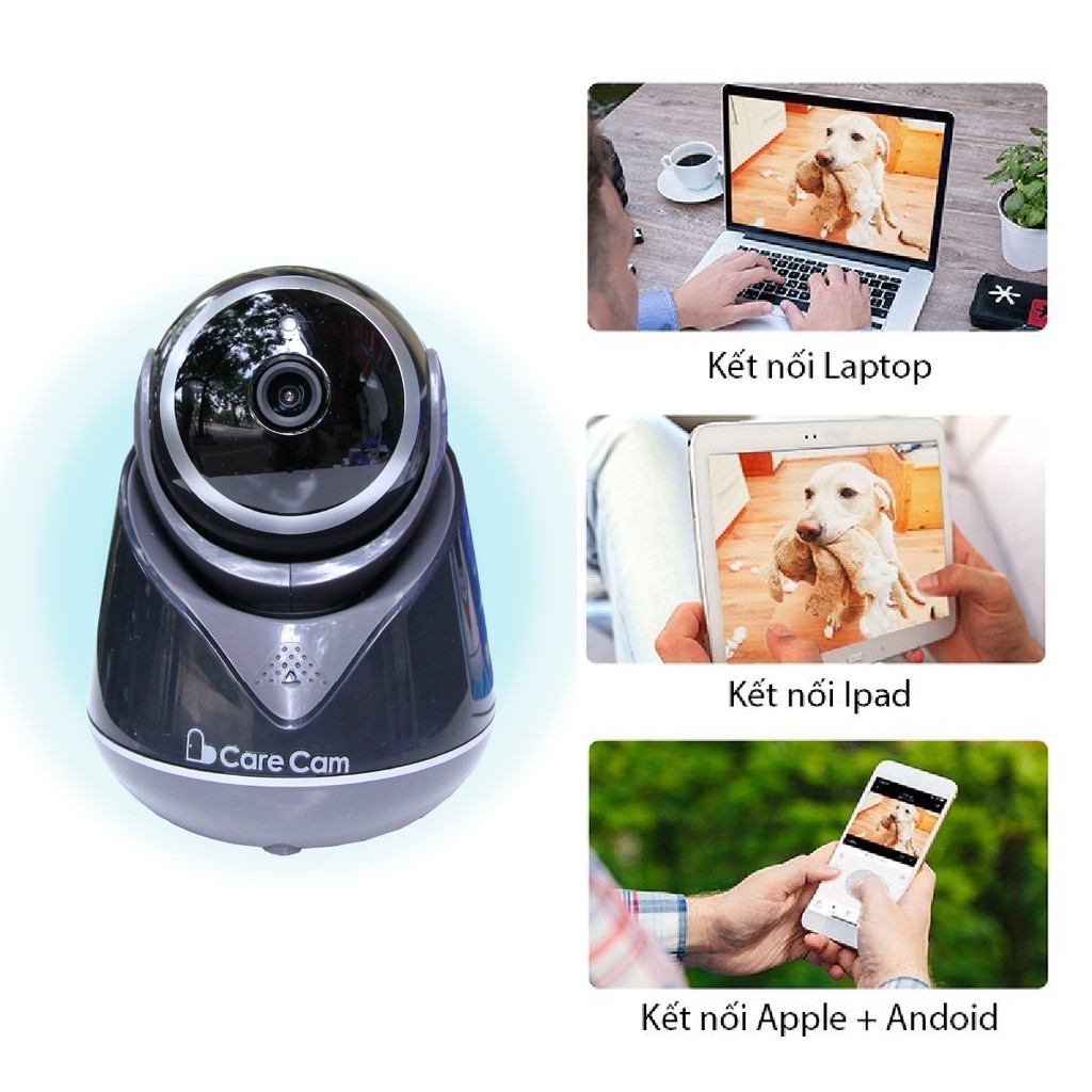Camera wifi trong nhà Carecam C19Y300 3.0MP Full HD 1080P, tự động theo dõi con người. | BigBuy360 - bigbuy360.vn