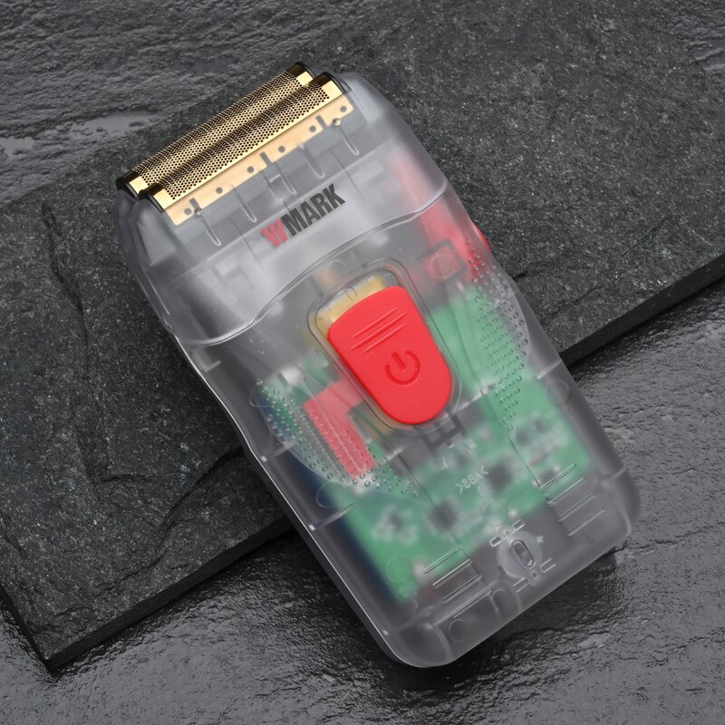 Máy Cạo Râu Điện Tử Trong Suốt WMARK NG-987T Cổng USB Tiện Dụng Cho Thợ Cắt Tóc