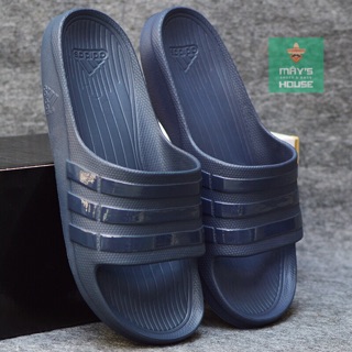 [☘️ADIDAS®☘️]- DÉP ĐÚC DURAMO SLIDES- Xanh đen S/Xanh đen