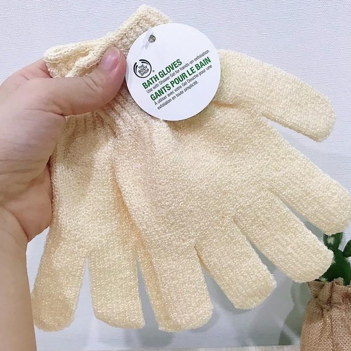Găng Tay Tắm Tẩy Da Chết, Tạo Bọt The Body Shop Bath Gloves Nhiều Màu Sắc