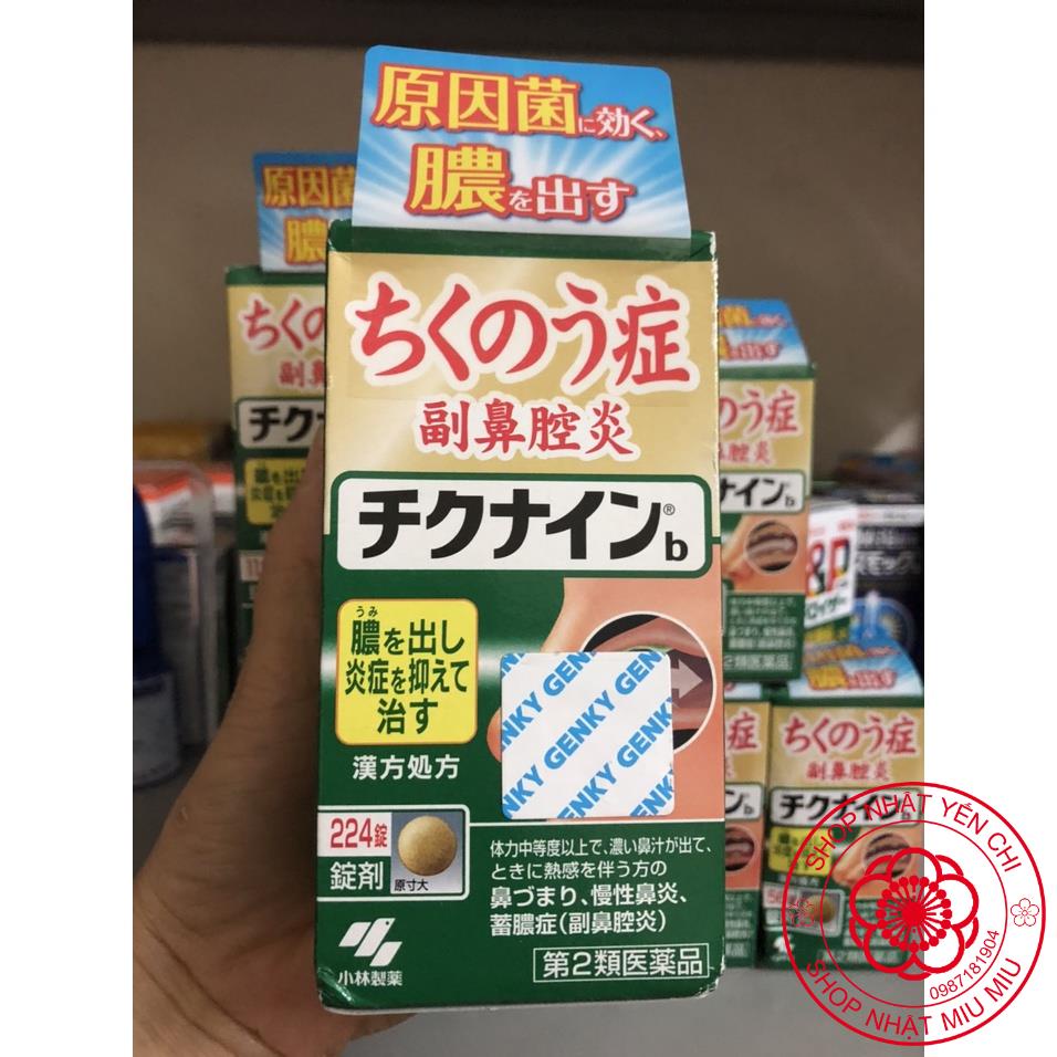 Viên uống xoang Nhật bản Kobayashi Chikunain 56/112/224 viên