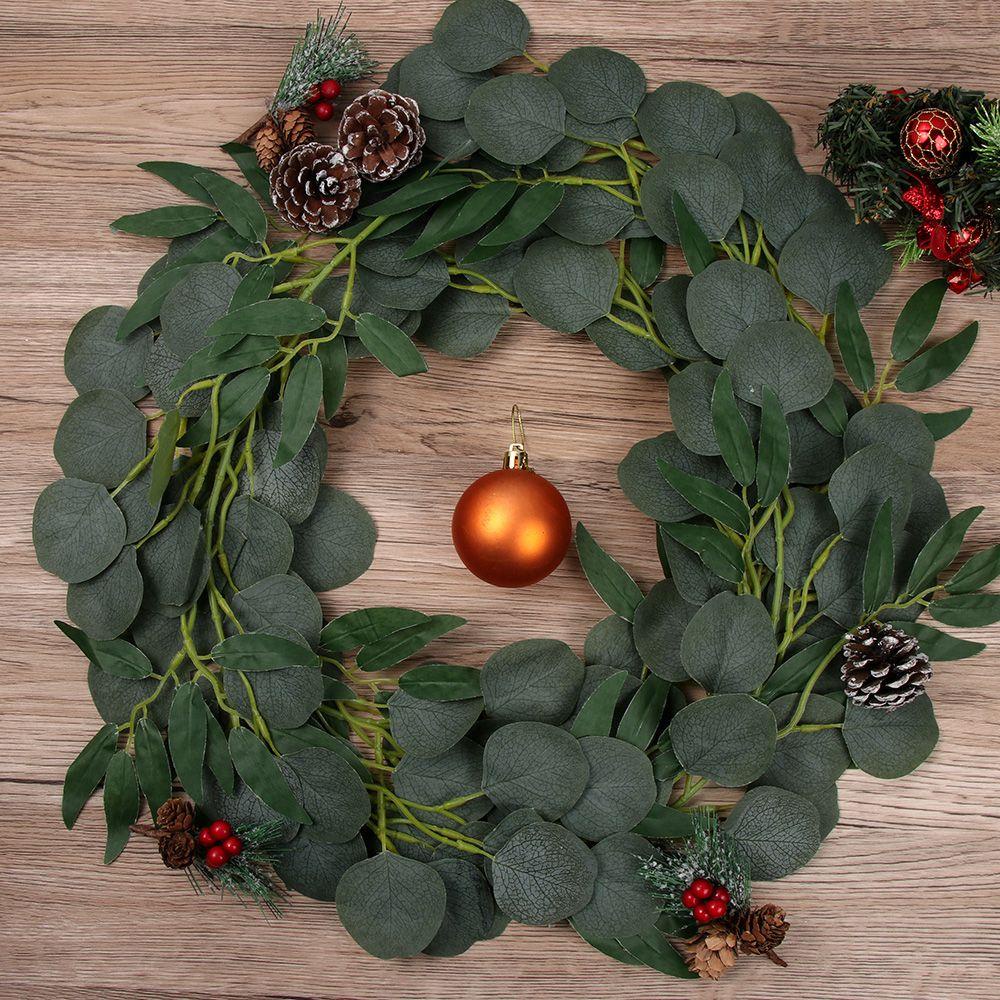 Vòng Hoa Khuynh Diệp Nhân Tạo Dùng Trang Trí Nhà Cửa