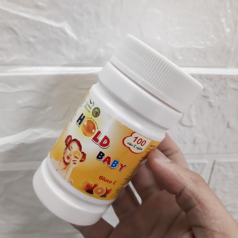 Vitamin C - Hộp 100 viên C ngậm HOLD BABY hàng Việt Nam | BigBuy360 - bigbuy360.vn