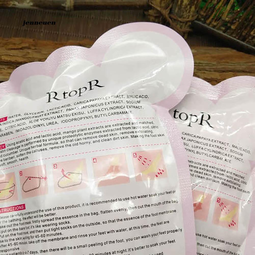 [Hàng mới về] Mặt nạ ủ chân lột da loại bỏ tế bào chết làm trắng và dưỡng ẩm cho da
