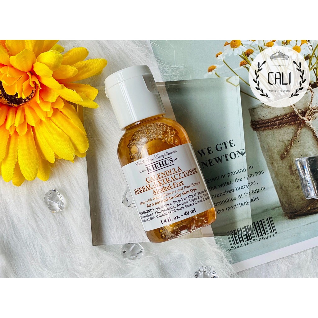 Nước hoa hồng 💖 FREESHIP 💋 Toner Cúc Kiehl's 40ml chính hãng [ Minisize ]