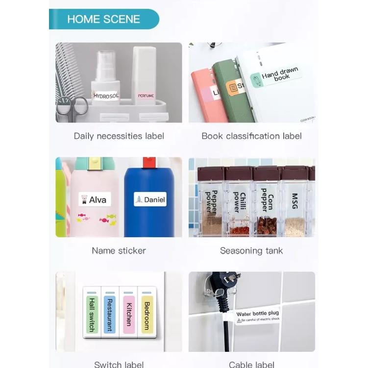 Máy In Nhãn Mã Vạch Mini Bluetooth D11 In Giá, Tên, Mã Quét dành cho Cửa Hàng, Siêu Thị, đồ dùng...