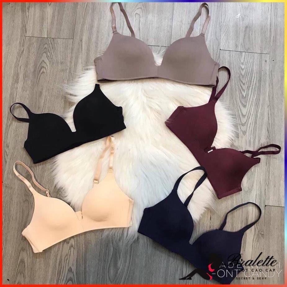 Áo Lót Áo Ngực Bralette Su Nhật Mềm Mịn KHÔNG GỌNG Đệm Mỏng Chống Hằn 003