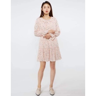Váy hoa chun eo cổ bèo | M I X X O
