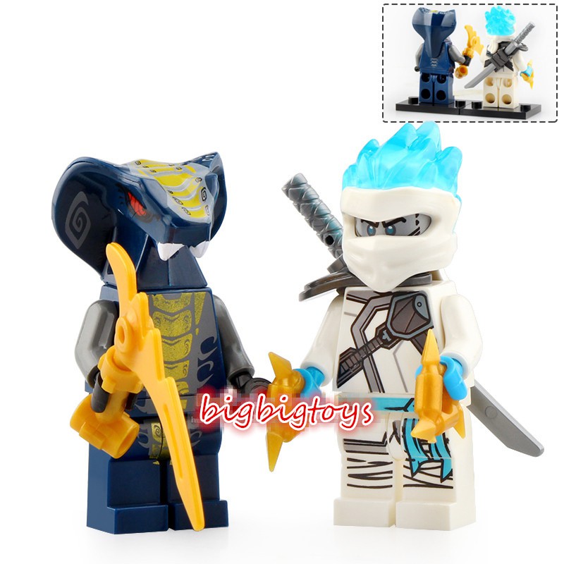 24pcs/set Ninja Go Minifigure Toys Ninjago Mini Figure Building Blocks DG1001 Kid Education Toy