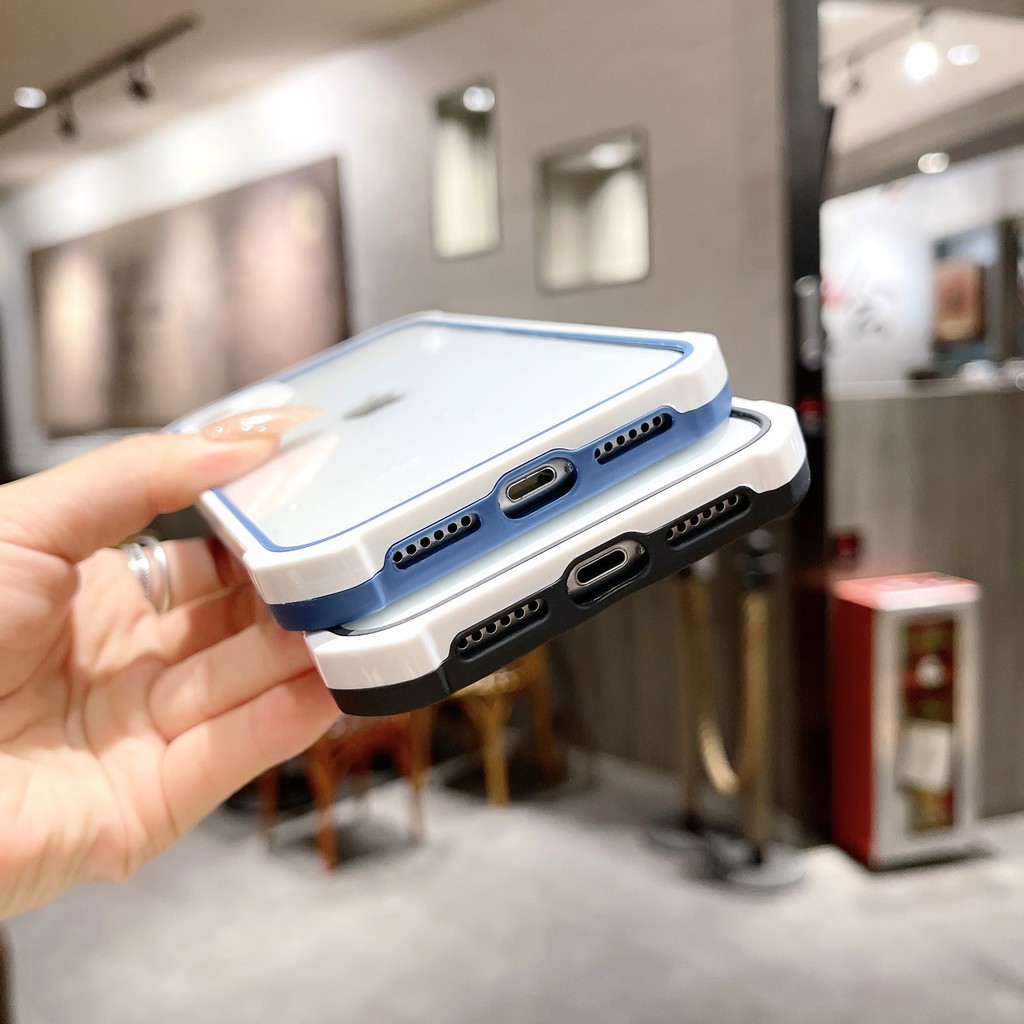 Ốp Điện Thoại TPU Trong Suốt Chống Sốc Cho iPhone 12 mini 11 Pro Max X s Max X r Se 207 8