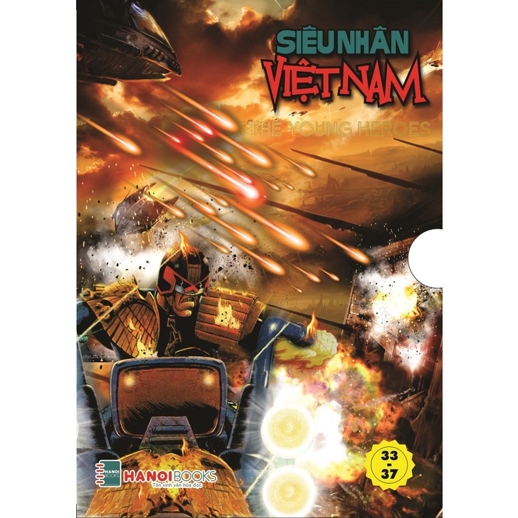 Sách - COMBO : 2 Boxset Siêu Nhân Việt Nam ( Từ tập 27 đến tập 37 )