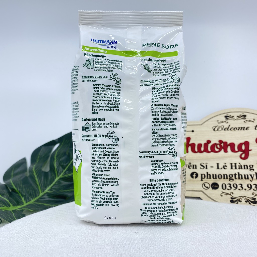 Bột soda Heitmann tẩy rửa đa năng , dễ dàng lau chùi các vết bẩn, mảng bám trong bếp- phương thùy germany