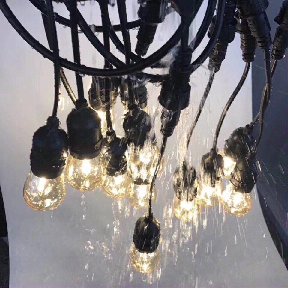 Bộ dây treo kín nước dài 10m 20 đui đèn E27