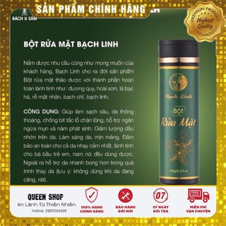 BỘT RỬA MẶT BẠCH LINH .
