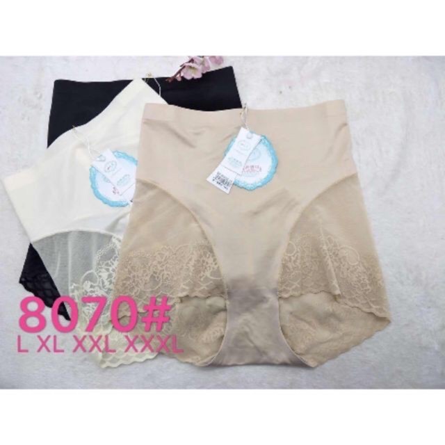 (8070)quần lót gen mặc như không mặc_thanh chống tụt bên sườn_gen cạp tới rốn _quần ngang đùi mặc