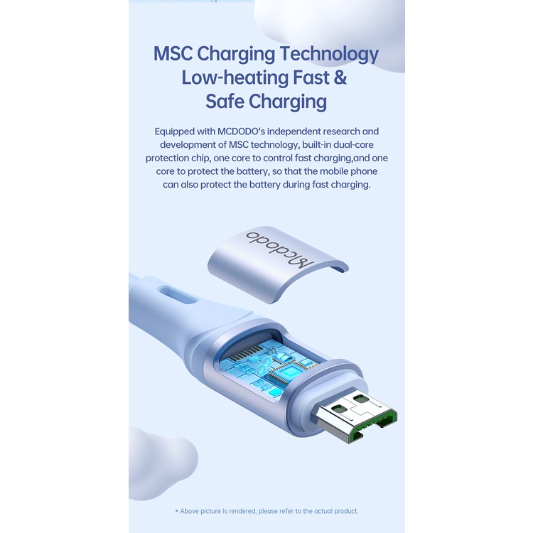 Cáp sạc nhanh MCDODO CA-185 4A VOOC QC 3.0 4.0 USB A sang Micro USB 0.2M 1.2M
