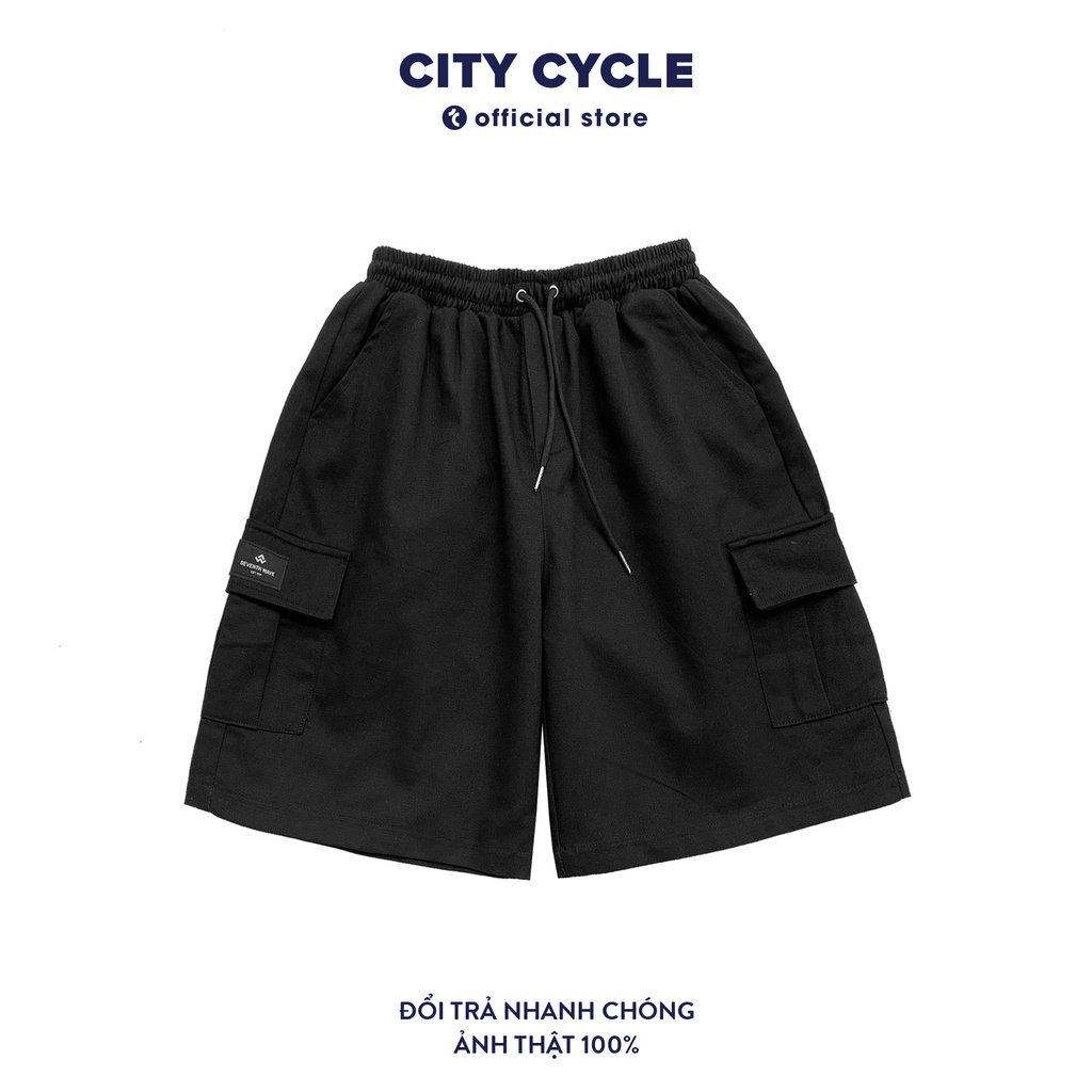 Quần short nam kaki túi hộp City Cycle - Quần short túi hộp Unisex túi hộp Local Brand - Hàng nhập khẩu