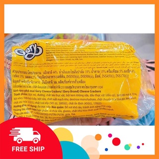 Bánh quy phô mai gery cheese cracker gói 100g